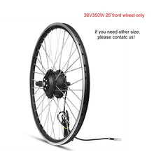 Load image into Gallery viewer, Electric Bike Conversion Kit 1500W Motor Wheel 48V 500W 1000W Ebike Kit Front/Rear Hub motor 350W 36V E Bike Motor 26 inch LCD3