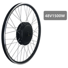Load image into Gallery viewer, SOMEDAY Electric Bicycle Conversion Kit 48V 1000W/1500W Front BLDC Hub Motor 20/24/26/27.5/28/29 inch 700C Wheel For E-bike