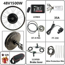Load image into Gallery viewer, SOMEDAY Electric Bicycle Conversion Kit 48V 1000W/1500W Front BLDC Hub Motor 20/24/26/27.5/28/29 inch 700C Wheel For E-bike