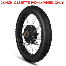 Load image into Gallery viewer, Kunray Electric Fat Bike Motor Wheel 72V 3000W Hub Motor Kit Ebike Conversion Kit Snow Bike Kit Non Gear Hub motor Wheel 55-70KM