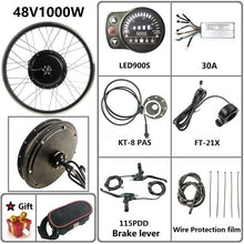 Load image into Gallery viewer, SOMEDAY Electric Bicycle Conversion Kit 48V 1000W/1500W Front BLDC Hub Motor 20/24/26/27.5/28/29 inch 700C Wheel For E-bike
