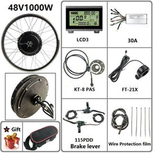 Load image into Gallery viewer, SOMEDAY Electric Bicycle Conversion Kit 48V 1000W/1500W Front BLDC Hub Motor 20/24/26/27.5/28/29 inch 700C Wheel For E-bike
