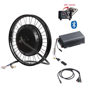 Bluetooth !  72v 8000w QS V3 273 electric bike hub motor conversion kit with TFT colorful display