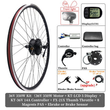 Load image into Gallery viewer, 2020 eBike Conversion Kit 48V 1500W 1000W 750W 36V 500W Front Rear e-bike e Bike Wheel Hub Motor Electric Bicycle Conversion Kit
