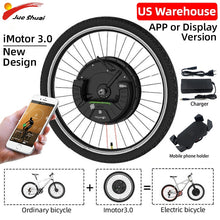 Load image into Gallery viewer, Jueshuai iMotor 3.0 Ebike Conversion Kit 36V 350W Front Brushless Motor 24'' 26'' 700C 29'' Electric Bicycle Kit Bluetooth Ebike
